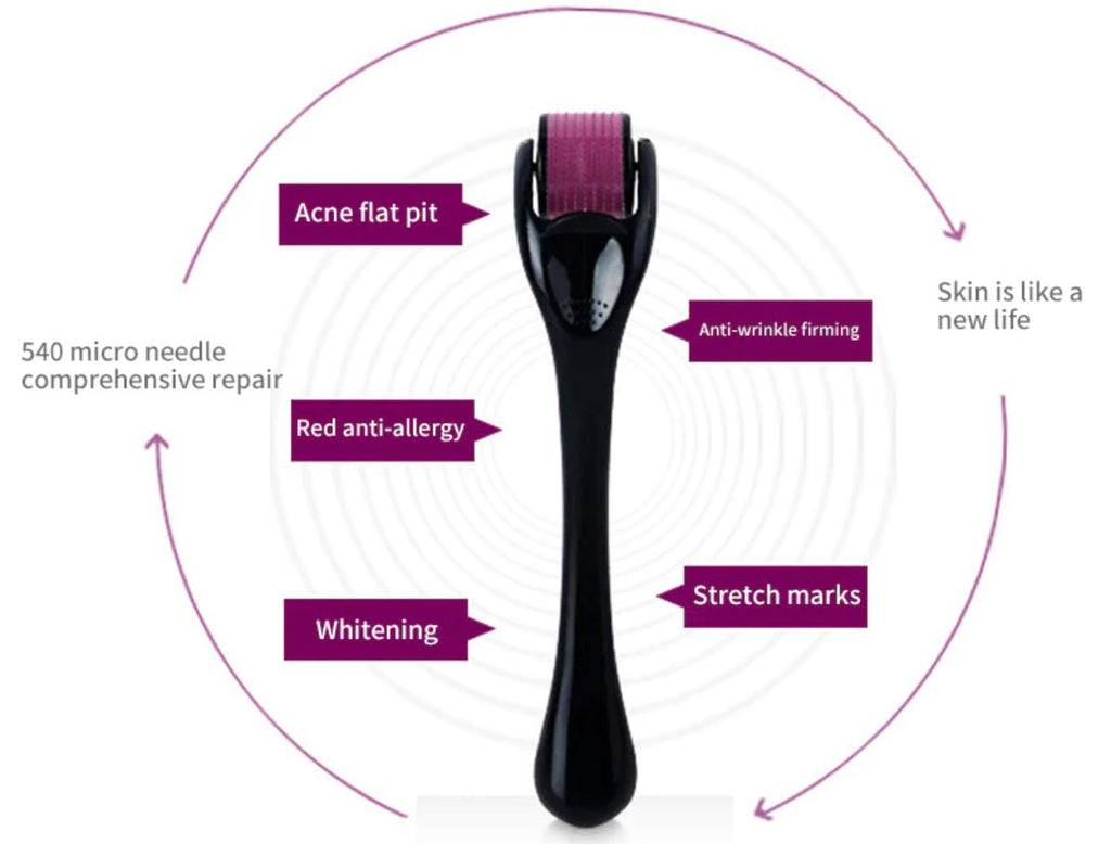 Derma Roller System | Microneedle Roller for Face, Beard & Hair Growth