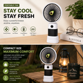 Portable USB Rechargeable Handheld & Desktop Fan