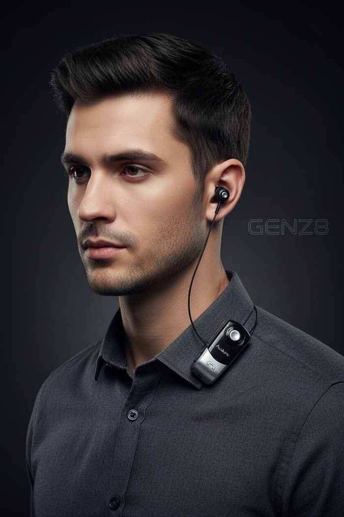 Audionic Klip-On 7 Retractable Bluetooth Headset