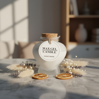 ✨ Scented Handmade Wax Gel Candle – Star Shape Jar — photo 3