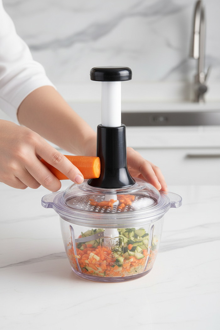 FALARI Multi-Function Hand-Pushing Vegetable Grater