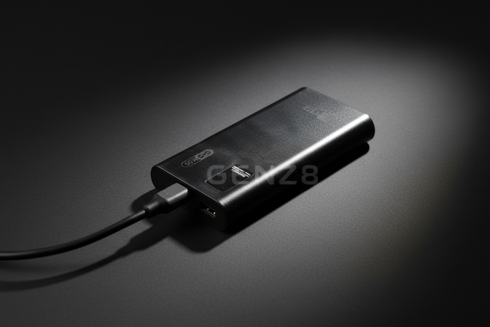 Imported Black Power Bank - Lot Condition