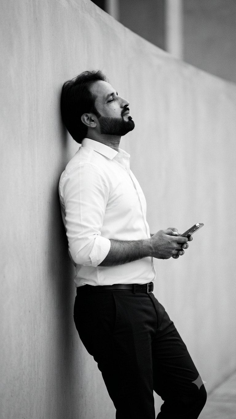 Founder black and white portrait